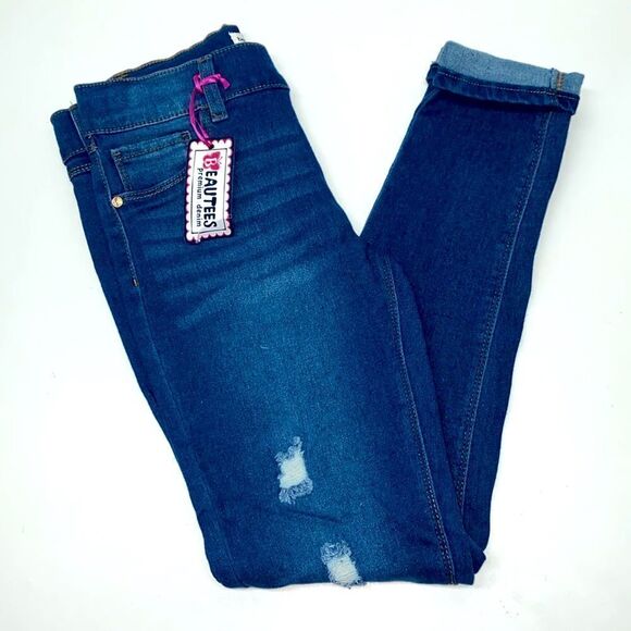 🔥BEAUTEES GIRLS JEANS KIDS SIZE 16 New - Picture 1 of 5